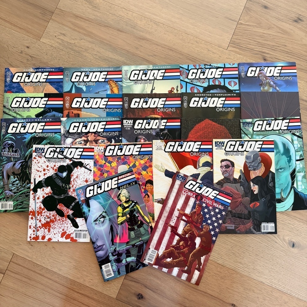 19 G. I. Joe Origins Comic Books 3-5, 7-22 ‘09/‘10 Ungraded + Helix & Cobra